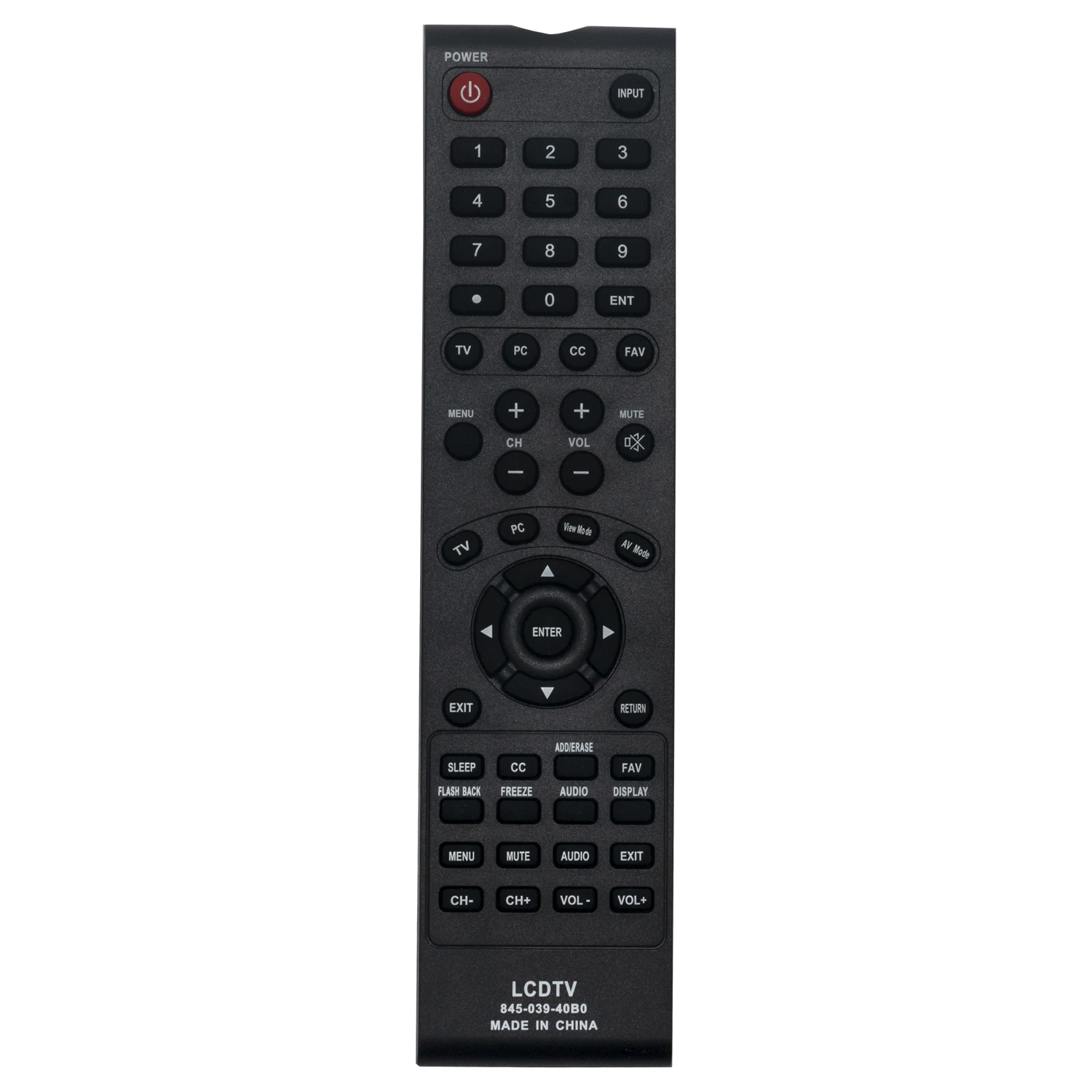 845-039-40B0 Replacement Remote Control for Sharp TV LC-60E69U LC-40LE431U LC-40LE431UA LC-40LE433U LC-40LE433UA LC60E69U