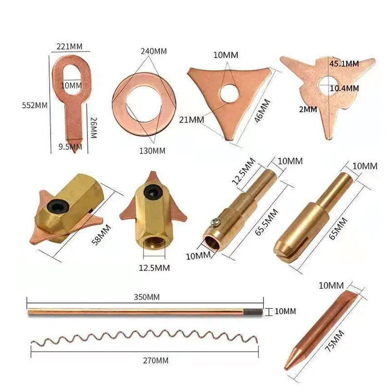 86 Pcs/set Spot Welder Dent Puller Kit Spot Welder Straighten Dent Remover Dent Repair Removal Equipment Car Repairing Tools