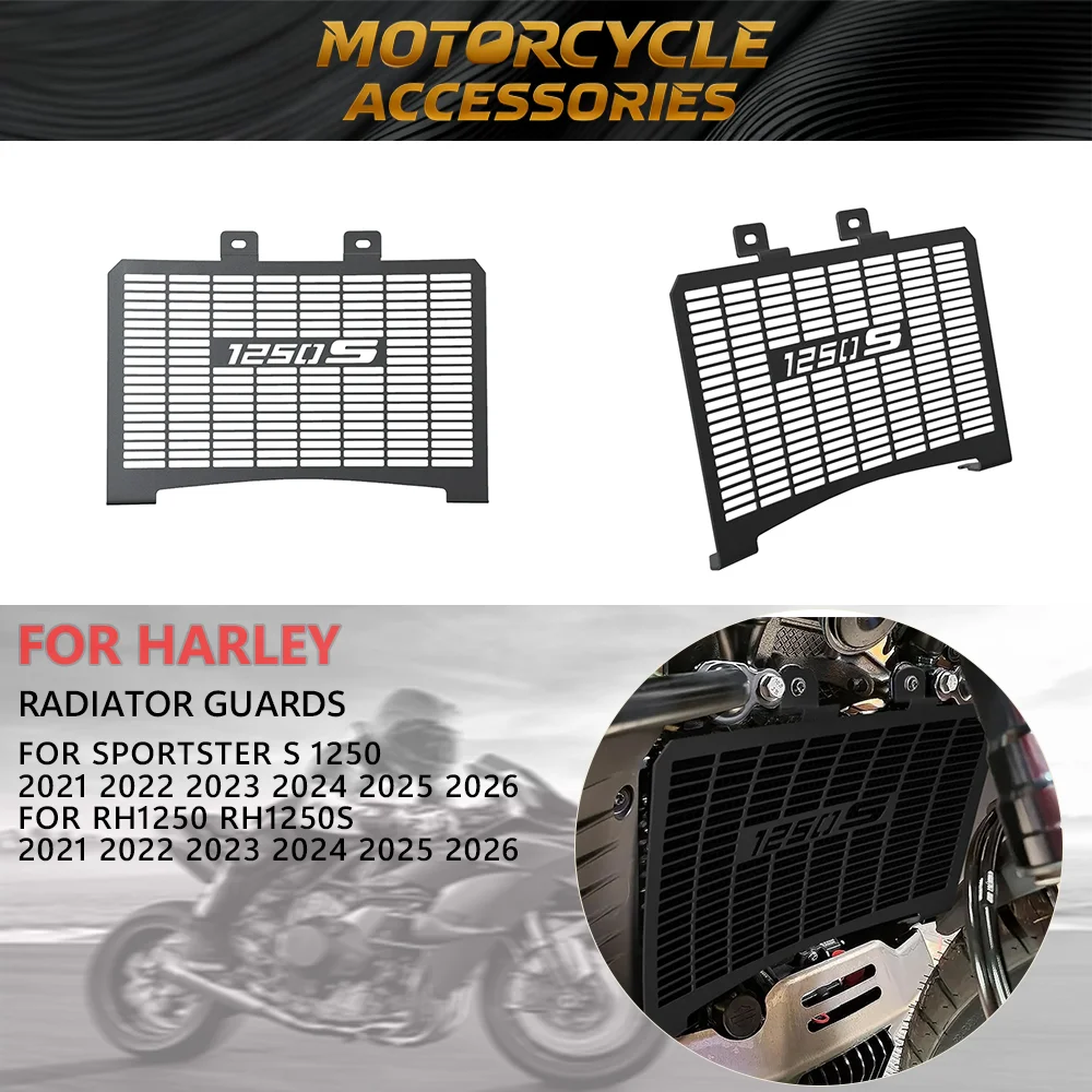 

FOR Sportster S 1250 S1250 Sportster S RH1250S 2021 2022 2023 2024 2025 2026 Accessories Radiator Grille Guard Cover Protection