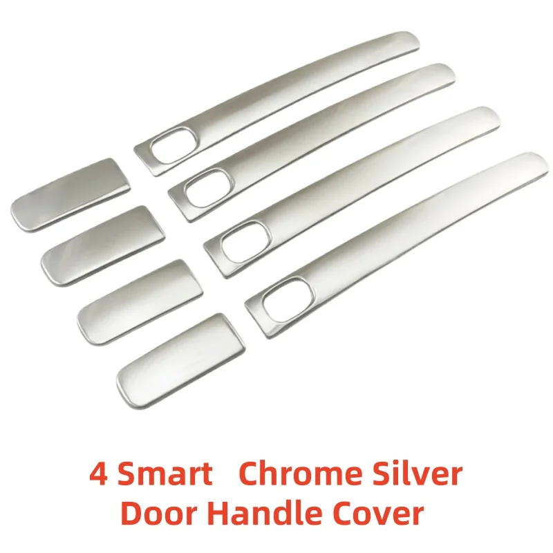 

For Volvo XC60 V60 V40 2014 2015 2016 2017 2018 2019 Tainless Steel Silve Car Accessories Door Handle Cover Trim Paste Style