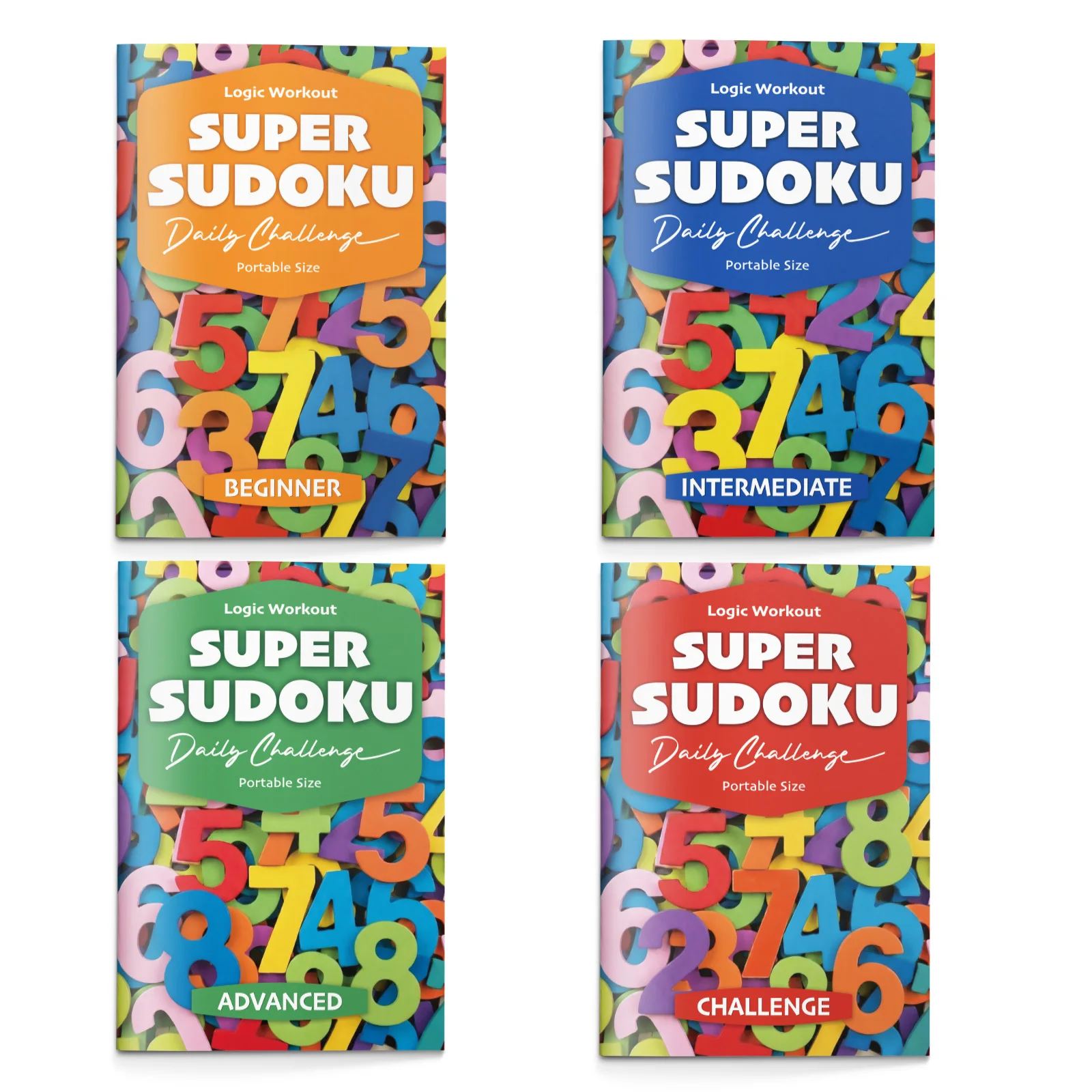 Kids Early Education Sudoku Puzzle Book, Brain Teaser Logic Game Workbook, Number Reasoning Training Book for Toddlers