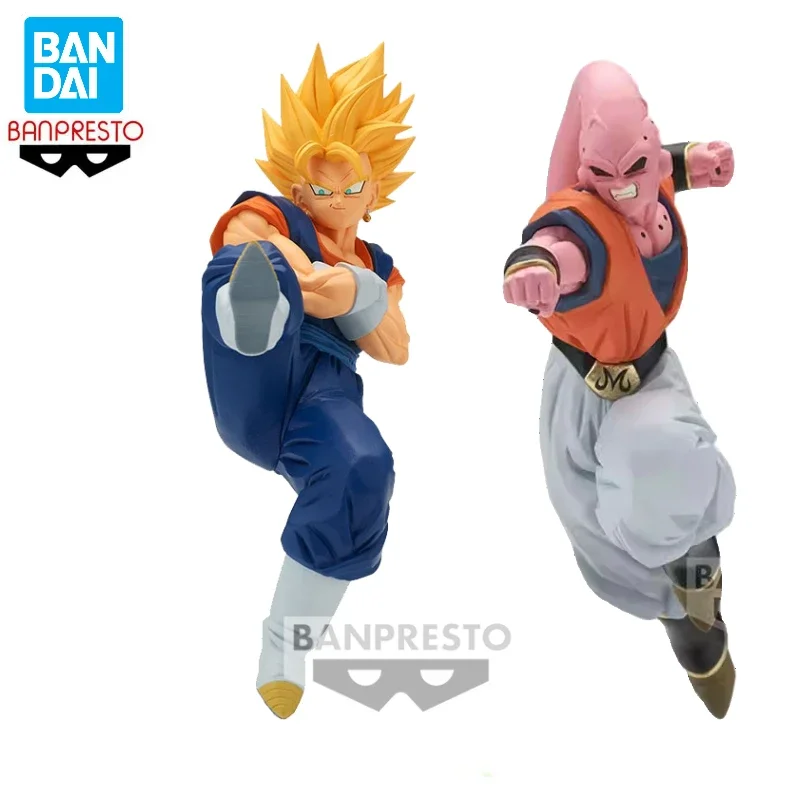 In Stock Bandai BANPRESTO Match Makers Dragon Ball Majin Buu Vegetto Anime Action Figure Toy Gift Model Collecting Hobby