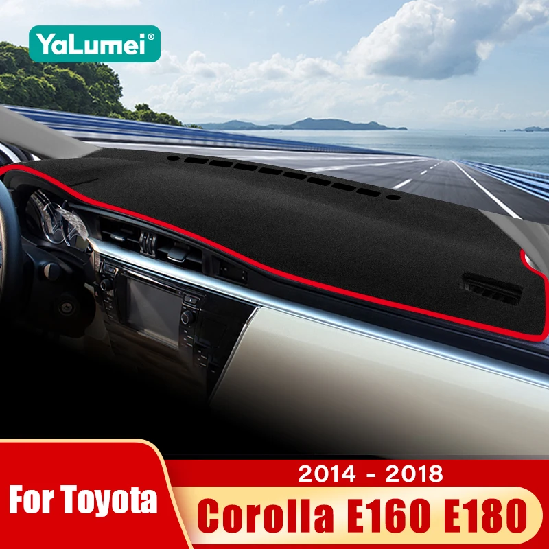 For Toyota Corolla E180 2014 2015 2016 2017 2018 Car Dashboard Mat Sun Shade Non-slip Pad Cover Accessories