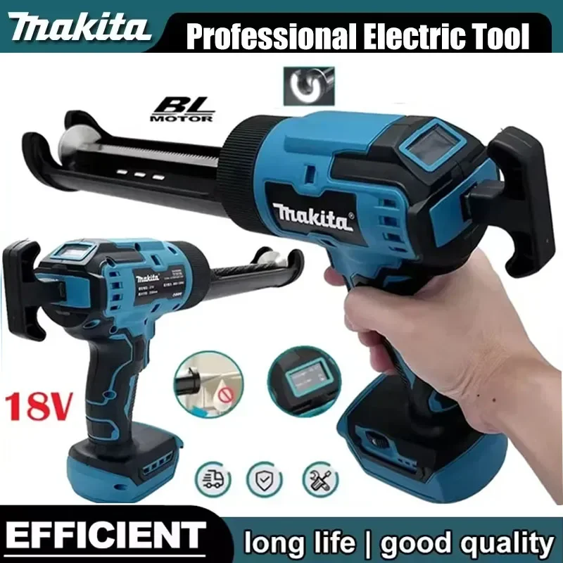 

Makita Cordless Electric Glue Gun Multifunctional Electric Caulking Gun Portable Glue Filling Sealing Power Tool For 18V Battery