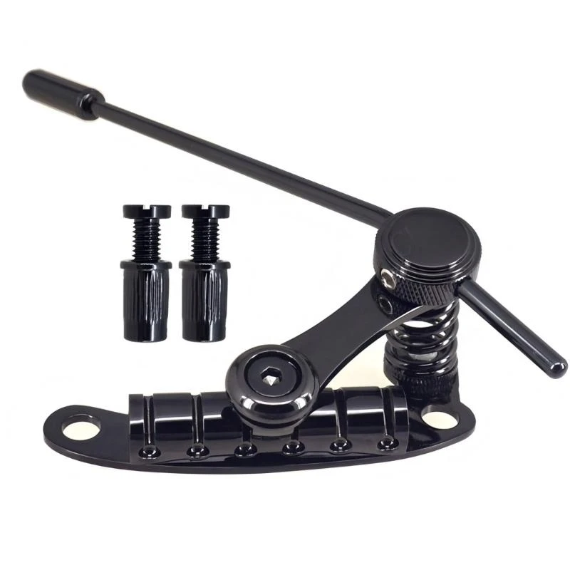 Guitar Bridge Pull Plate Electric Guitar Bridge Stop Bar Tailpiece Tremolo for Exercise Show Maintain Practice