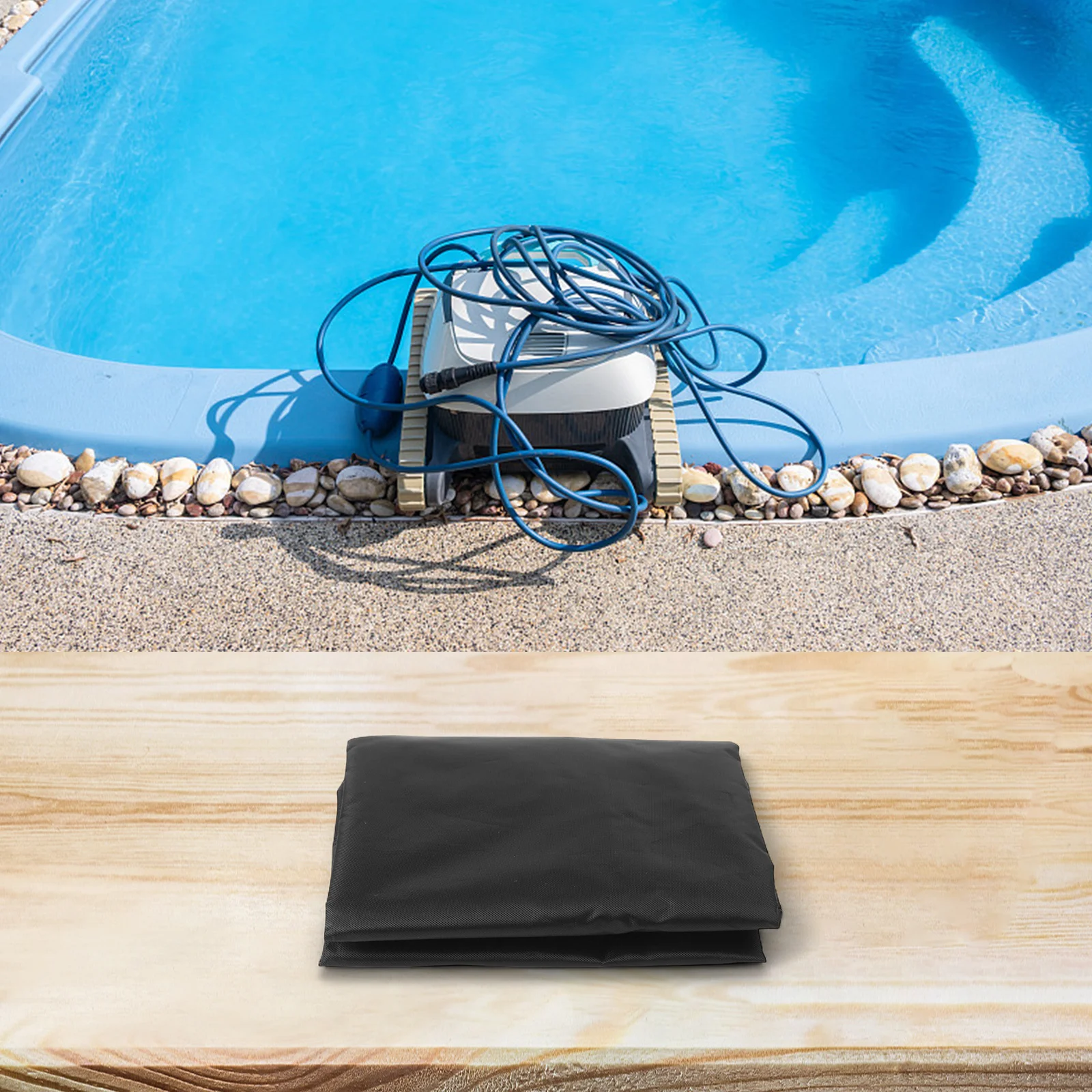 

Водонепроницаемый чехол для сезонной защиты фильтра бассейна, регулируемый, с отверстием для шланга 51, 44, 52 см
