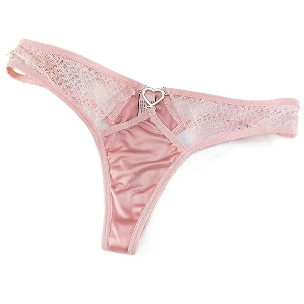 

Soft Fashion Underpants Solid Color Underwear For Women Women Thong Lace Panties Briefs Female Lingerie