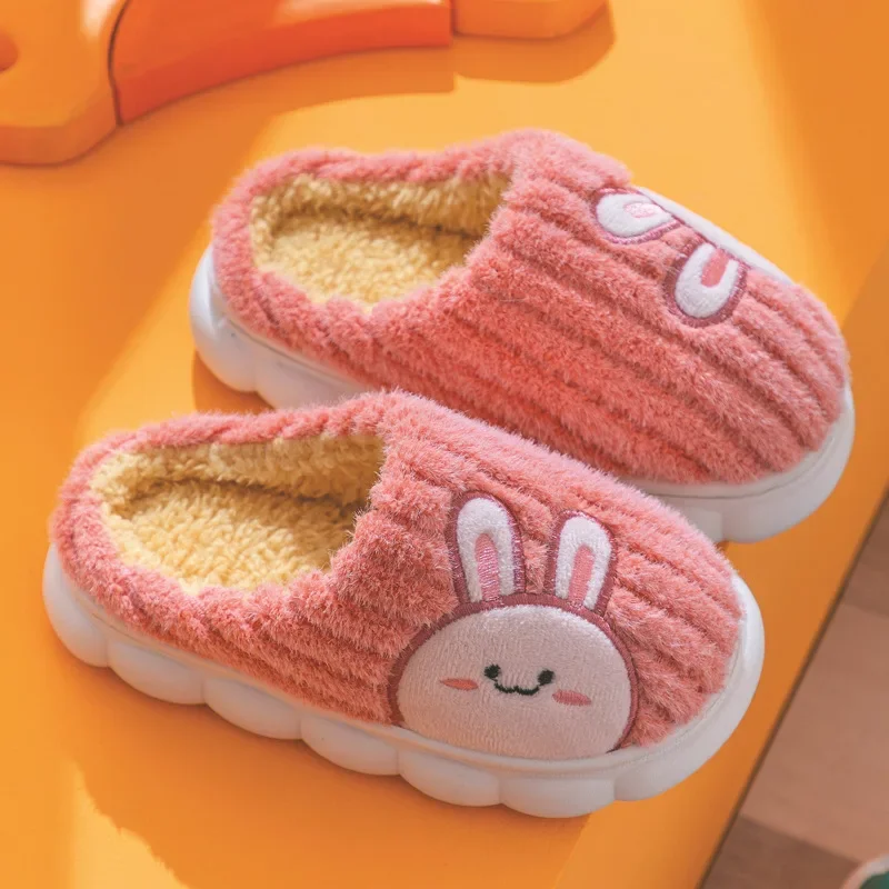 pantuflas Baby Cotton Slipper Boy Indoor Anti-skid Warm Insulation Cute Cartoon Kid Shoe for Girl slippers zapatillas de casa슬리퍼