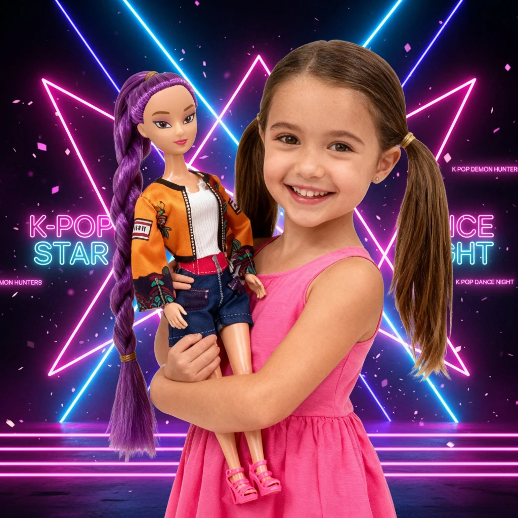 حار ألعاب الدمى Kpop شيطان الصيادين عمل الشكل لعبة رومي ميرا زوي جميلة الأميرة طفلة الدمى البلاستيك لتقوم بها بنفسك لعبة للفتيات #1