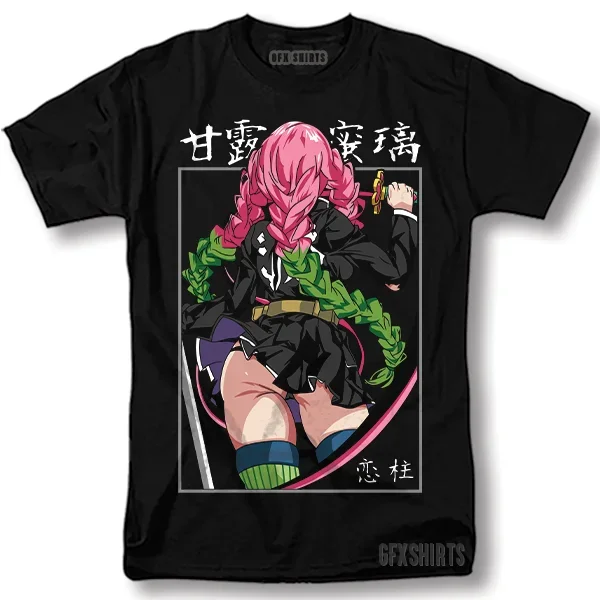 Mitsuri Kanroji Shirt Demon Slayer Anime Manga Hentai Waifu Senpai T-Shirt