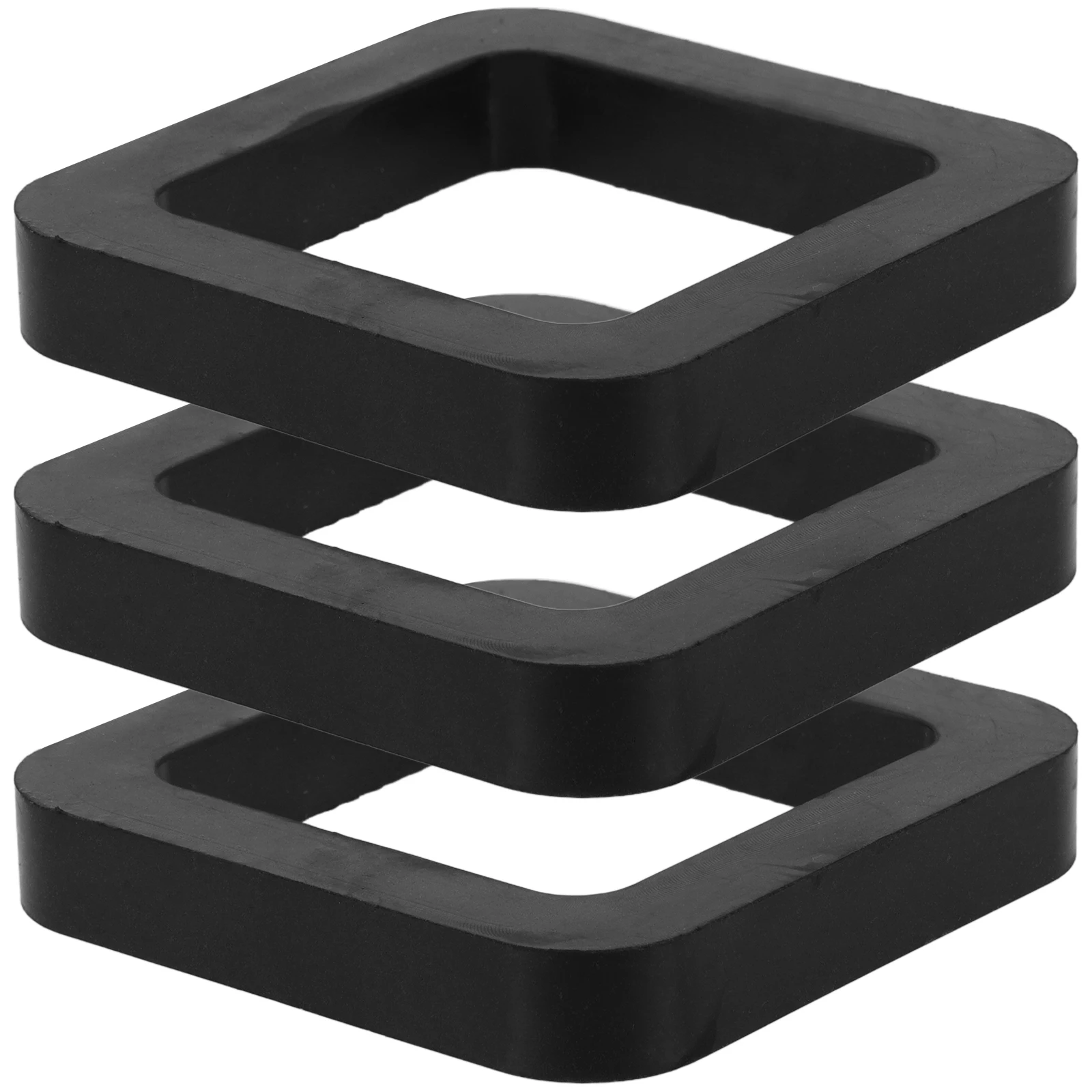 

3pcs Rubber Trailer Hitch Cushion Noise Dampener Rattle Stopper Vibration Absorbing Pad For Towing Stability Durable Hitch