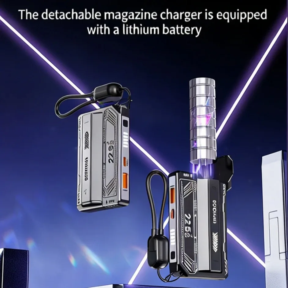 

New Portable Fast Charging Removable Lithium Battery 22.5W Super Power Bank 5000 Comes with Cable Mobile Power Bank