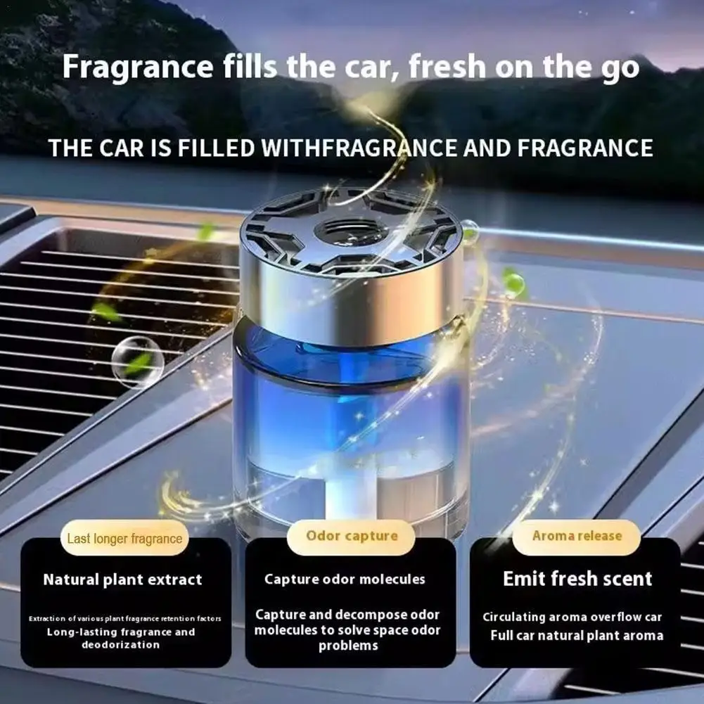 Car Air Freshener Natural Floral Perfume Long-Lasting Fragrance Aromatherapy Odor Eliminator For Car Home Living Room Decor