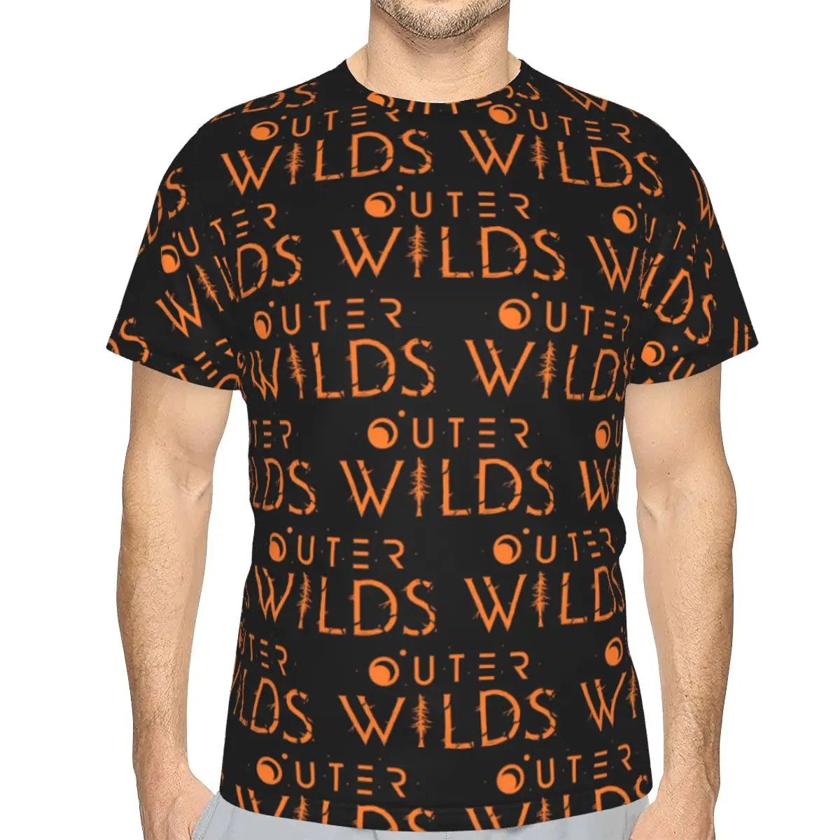 Outer Wilds Ventures Patch T-Shirt Men'sFunny T Shirts Men Crew Neck Short Sleeve