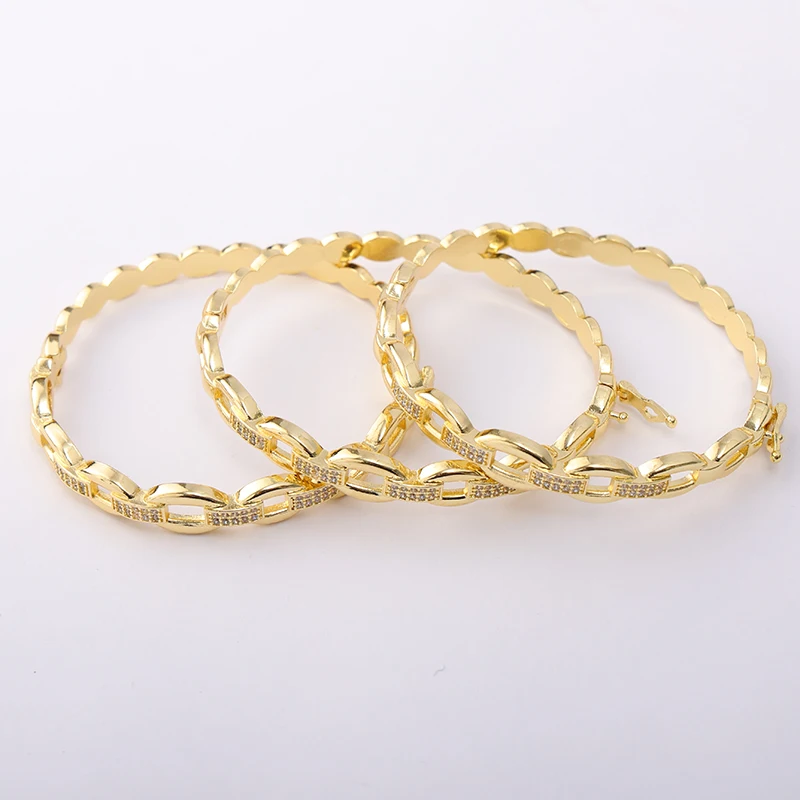 LUIZADA Marokko Trend Goldfarbenes Schmuckset für Party-Design, Ohrringe und Anhänger, Halskette, Armband, Ring-Set für Verlobung – Detail 18