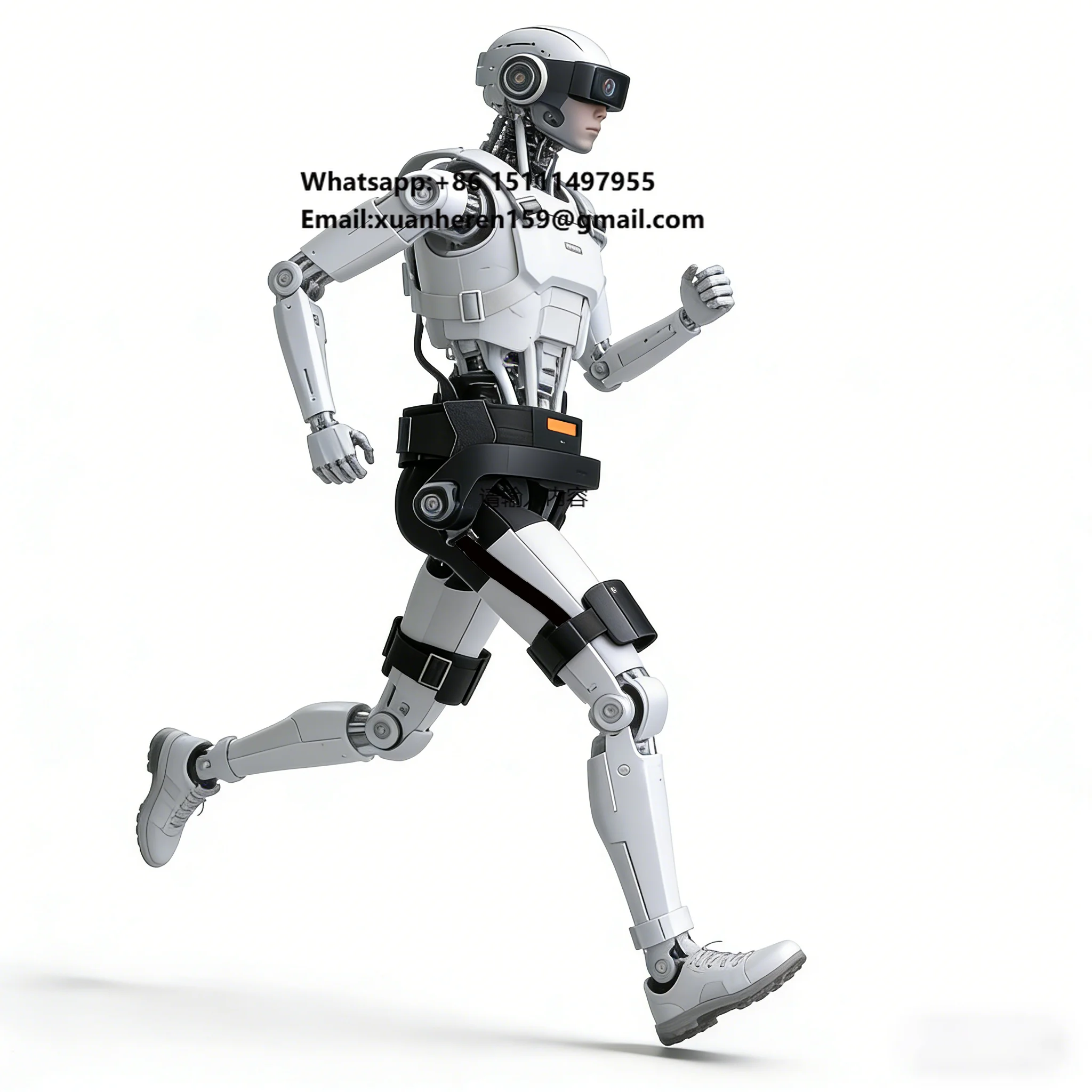 Dedicated Aviation-Grade Plastic Walking Exoskeleton with App Control and Long-Life Battery for Rehab