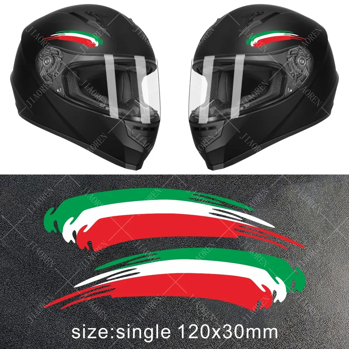 Reflective motorcycle stickers logo decal helmet tank car bike Laptop flag sticker for yamaha honda suzuki kawasaki ktm ducati image 6