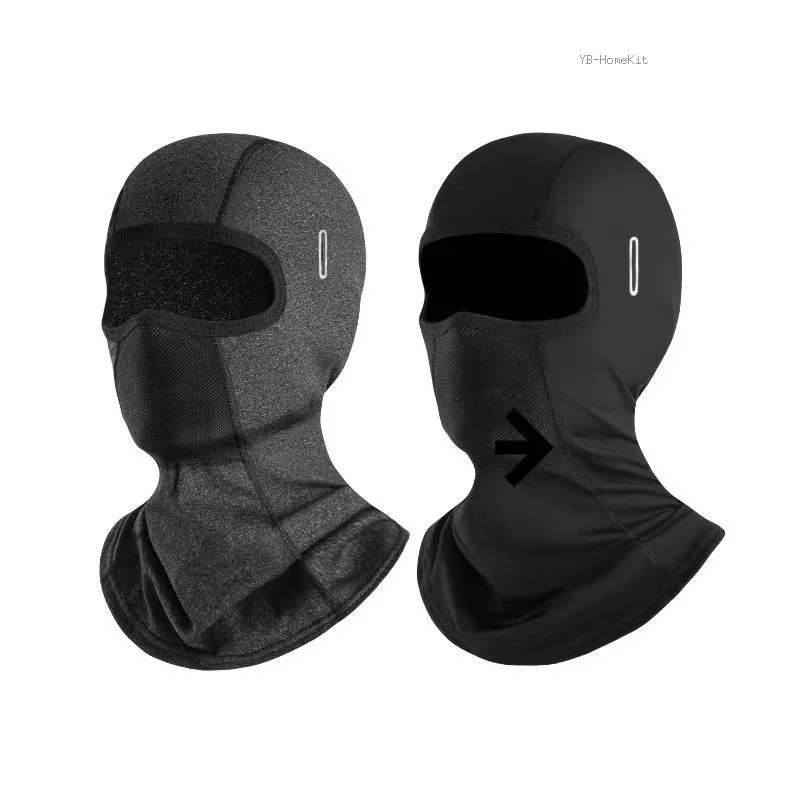 

Велосипедная Балаклава унисекс, дышащая ледяная шелковая спортивная маска для езды на мотоцикле, защита шеи, летний солнцезащитный крем, головной убор
