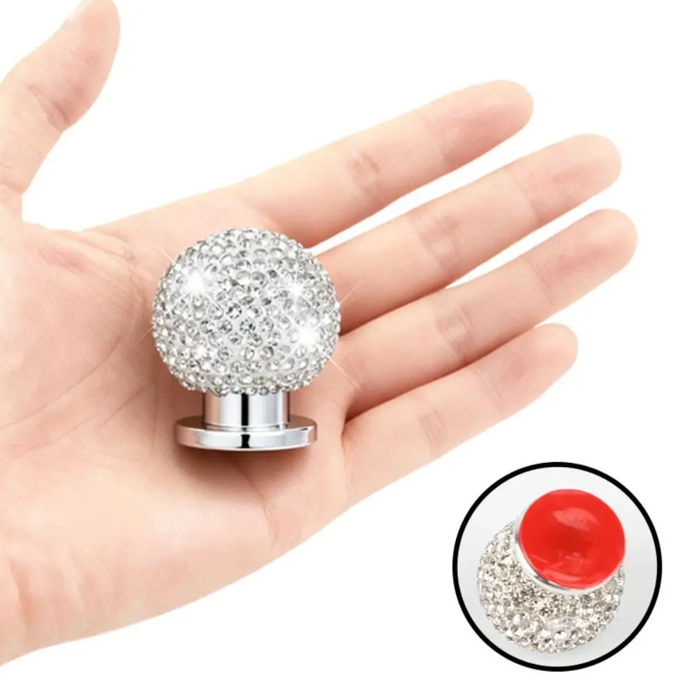 Push To Start One-Touch Button Rocker Decorative Ball-Shaped Start Button Cover Decoration Sticker Creative Car Joystick Starter