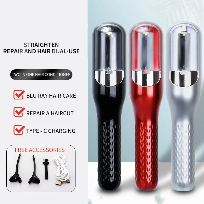 Multifunctional Hair Trimmer Rechargeable Portable Household Automatic Split Hair Trimmer Suitable for Dry Damaged Split Hair