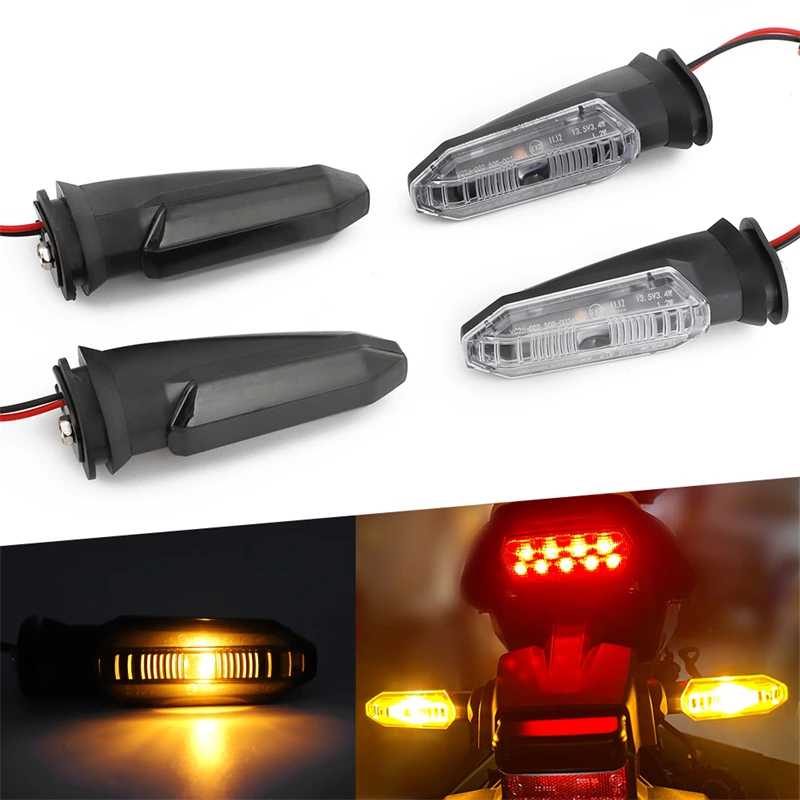 LED Turn Signal Light For HONDA CB500X CB500F CBR 600RR 650F CB650F CRF250L CRF300L NC 700 Motorcycle Indicator Blinker Flasher