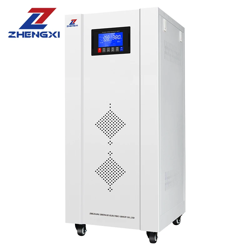 TNS6-40KVA 50KVA 60KVA 380V AC Trifase ad alta precisione intelligenza servo AVR regolatore automatico stabilizzatore di tensione