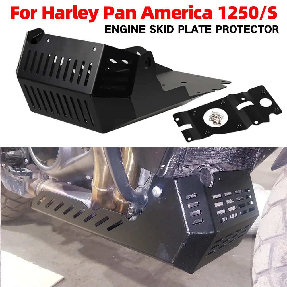 

For Harley Pan America 1250 S 1250S RA1250 PA1250 Accessories Engine Protection Cover Bash Guard Skid Plate Belly Pan Protector