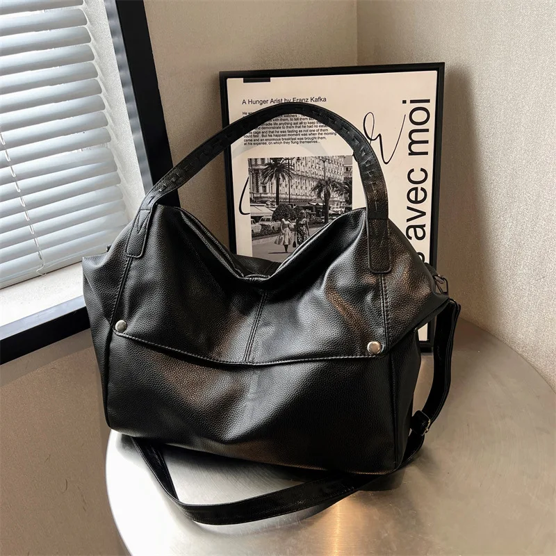 CGCBAG Fashion Designer Luxury Tote Bag For Women Casual Lage Capacity Female Crossbody Bag Simple Solid Commuting Shoulder Bag