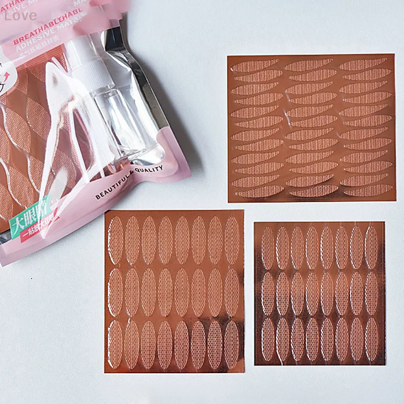 [L&P]リフトストリップス メイクアップツール 美容 二重まぶたテープ レースメッシュまぶたステッカー 目立たない自己粘着