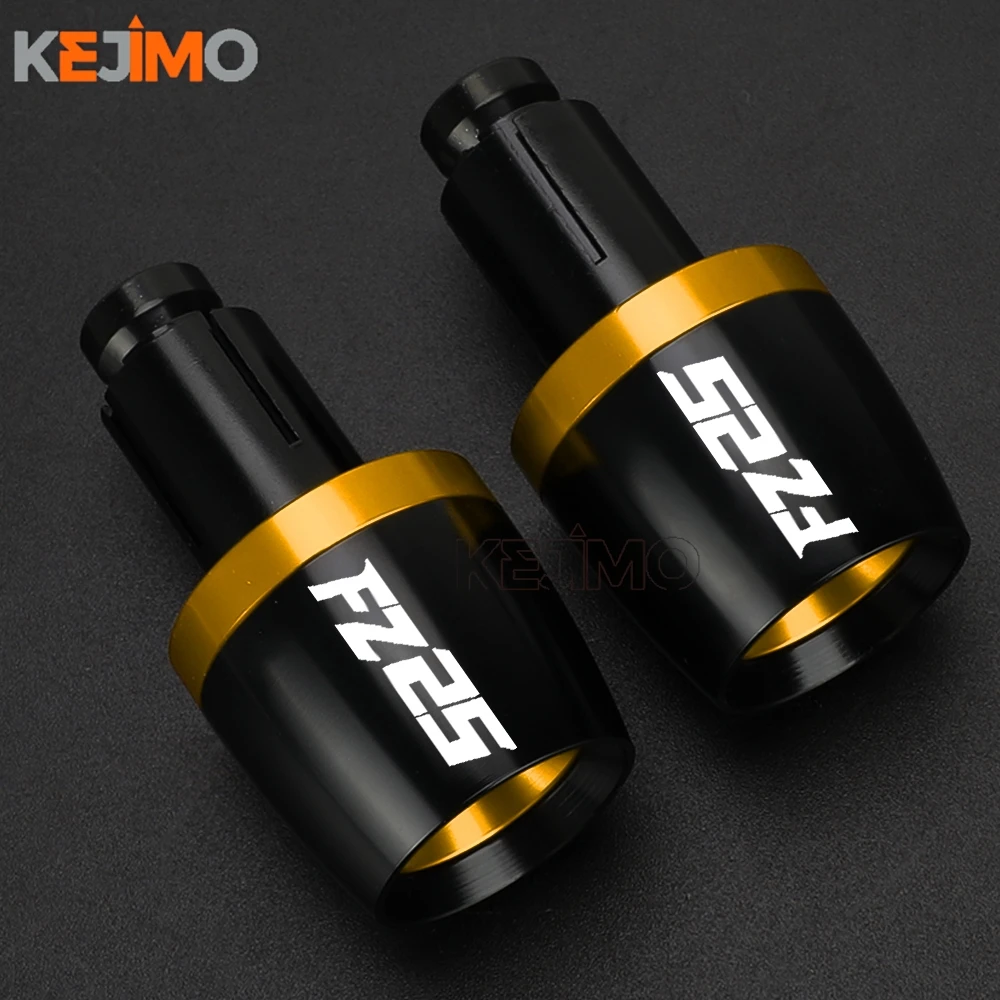 دراجة نارية المقود القبضات مقود غطاء نهاية المقابس الشريحة لياماها FZ25 FZ 25 FZ-25 2017 2018 2019 2020 2021 2022 2024 2023 #2