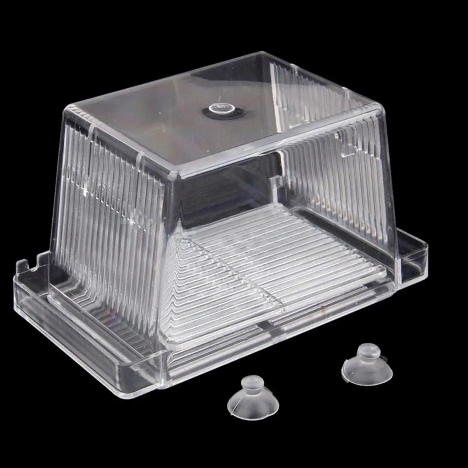 Fish Tank Breeding Box Transparent Plastic Hatchery Isolation Box With Suction Cup For Bettas Guppy Medaka Aquarium Tank Durable