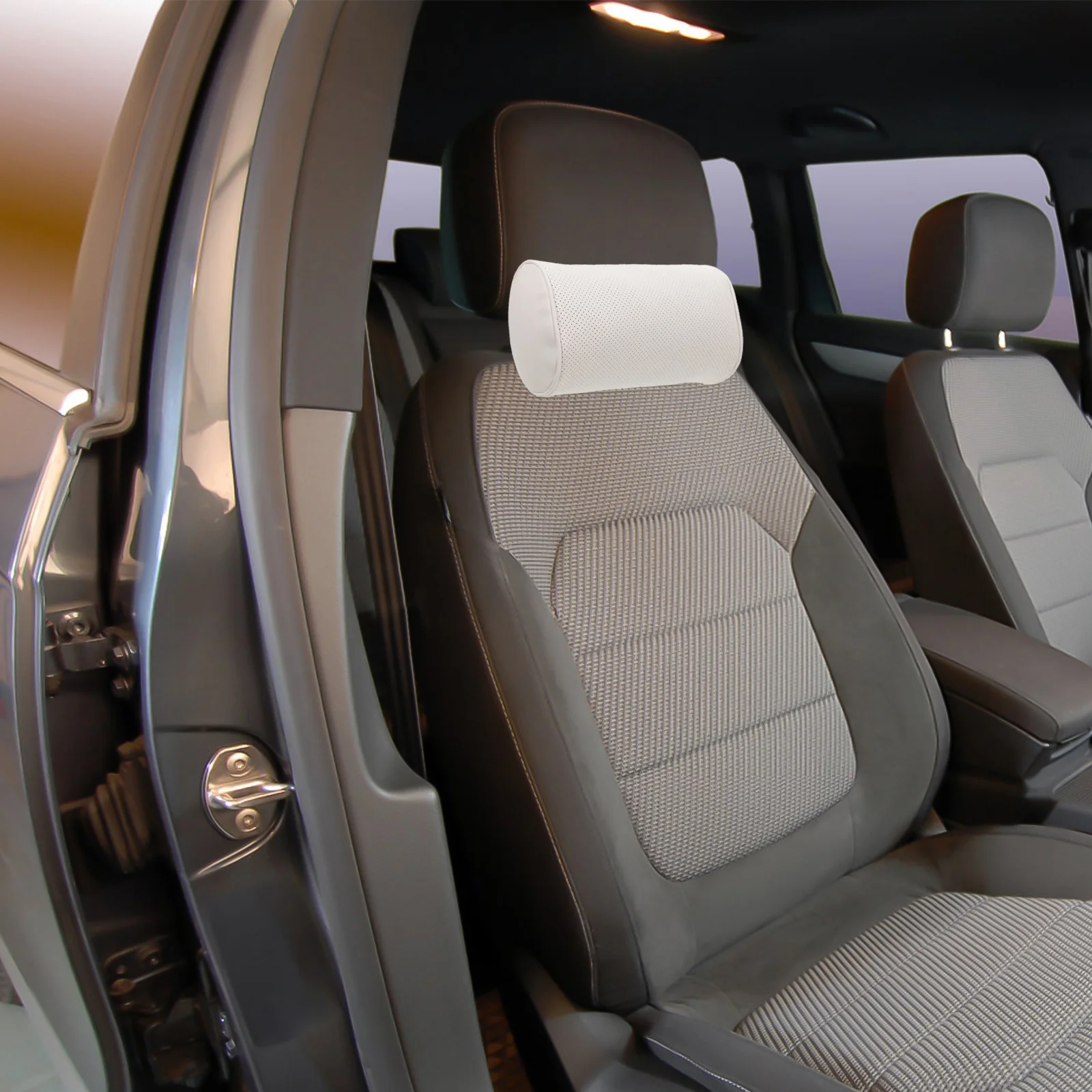 

Car Headrest Pillow Neck Support Ergonomic Contoured Design Easy Installation Universal Fit for Most Vehicles Driving Comfort