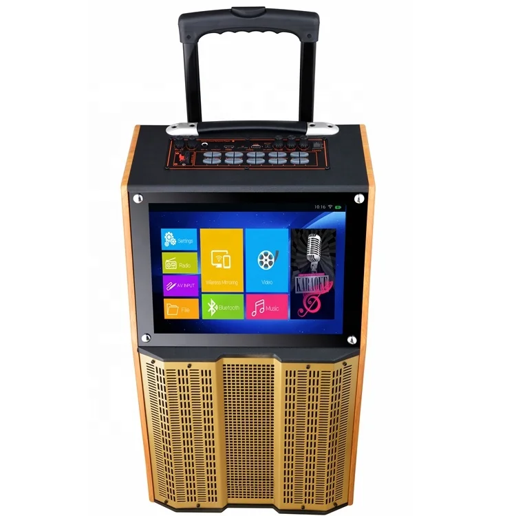 Factory Price Active Video Outdoor Karaoke Speaker Professional Ktv Karaoke Mini Mini Box Active Professional Stage Speaker