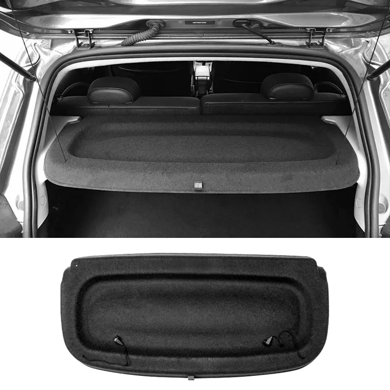 

For Smart 451 453 Fortwo Forfour Car Trunk Curtain Cargo Cover Retractable Rear Luggage Rack Partition Storage Shelf Accessories