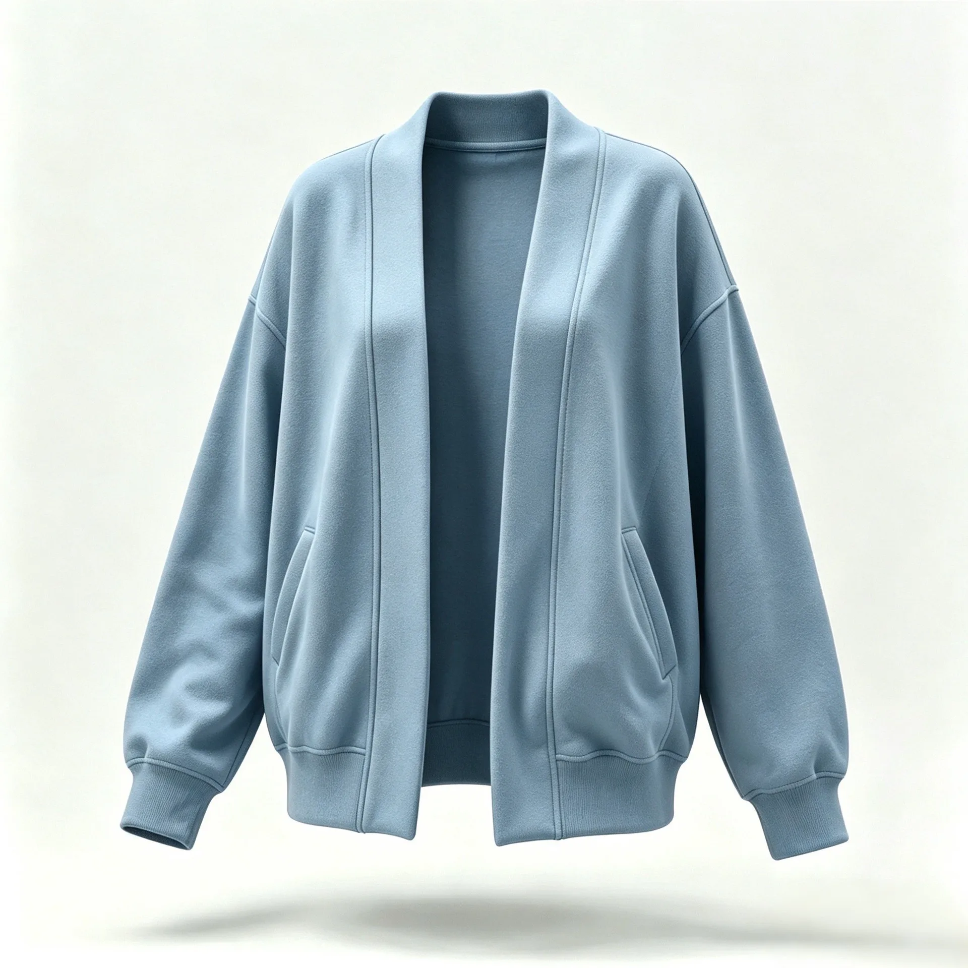 Casual Hoodless Top Regular Length with Open Front Patchwork Standard Length No Collar Single Fresh Style Autumn Jacket Women