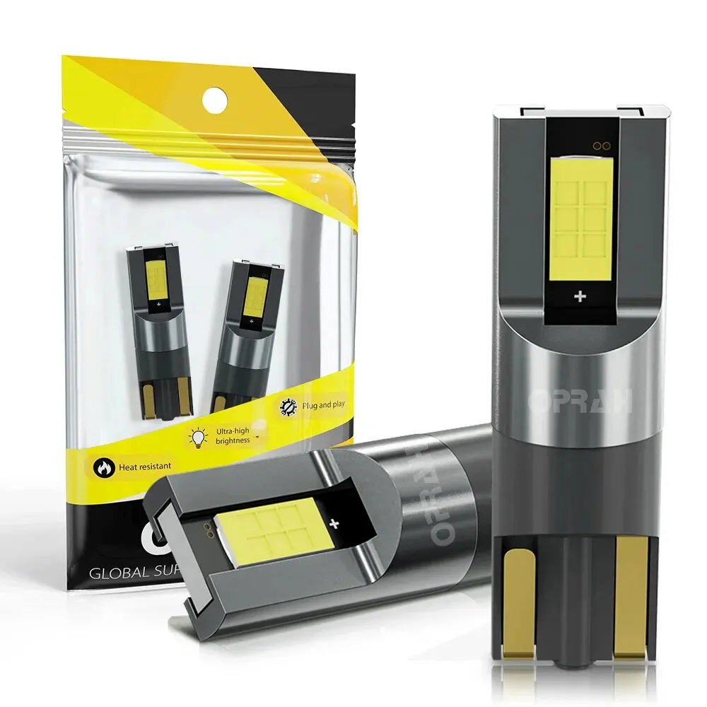 Oprah 2 stücke hochwertige auto licht led t10 w5w hohe leistung 3570smd canbus kein fehler parks