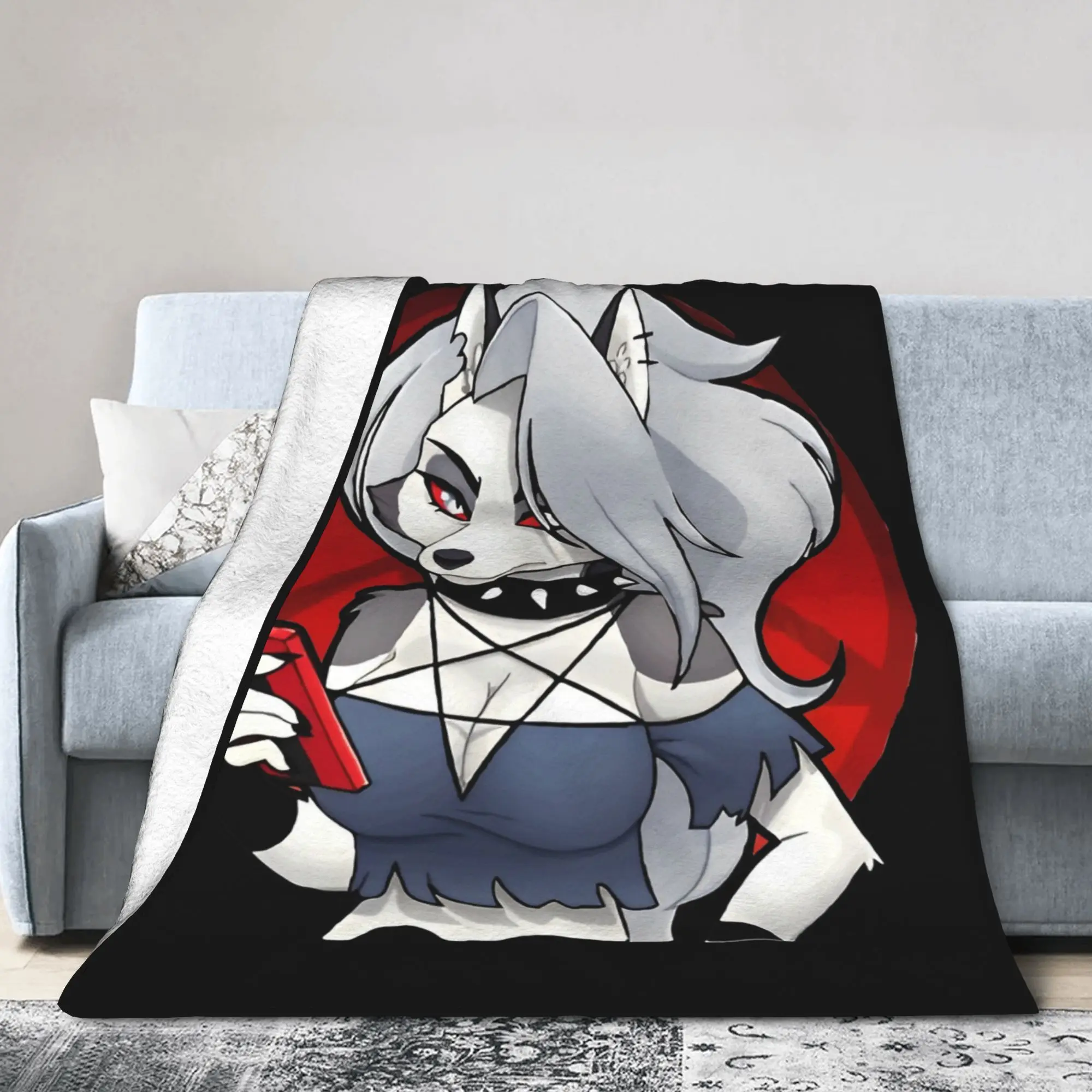 Loona Cartoon Knitted Blankets Fleece  Soft Throw Blanket for Bedding Couch Bedspread