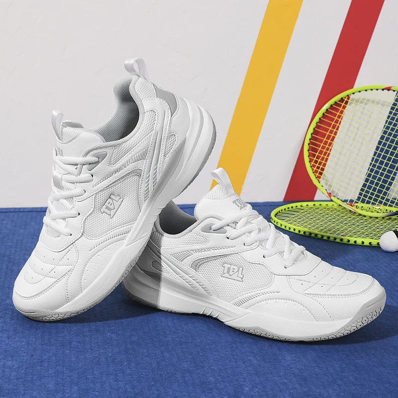 2024 New Breathable Badminton Shoes Professional Badminton Sneakers Unisex Athletic Shoes Shock-Absorbant Training Sneakers