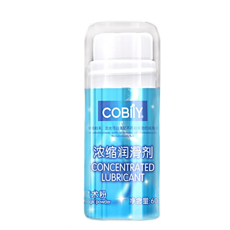 60g Solid Powder Lubricant Oil Silicone Grease Mix Powder with Water Vaginal Breast Anal Sex Lubricant Concentrated SM Bed Game