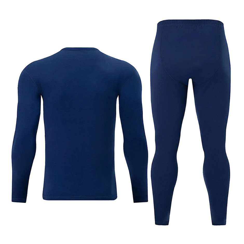 1/2/4-teiliges Set aus lässigen warmen Unterwäsche-Set für Herren und Teenager im Herbst/Winter, bequemes Sport-Langarmshirt mit dicker Basis – Detail 38