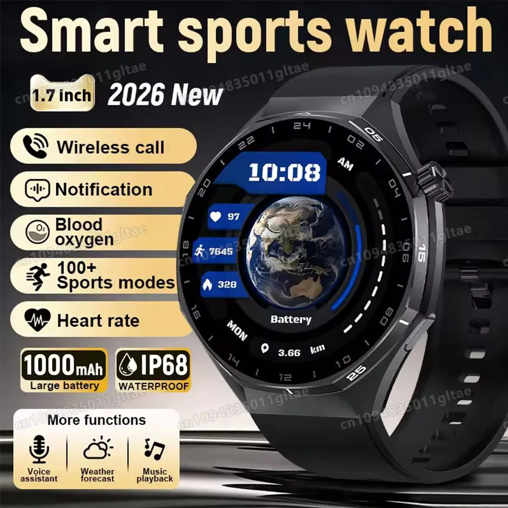 Watch 5 Pro New Men's Smartwatch High-Definition Screen Health Tracking Bluetooth Calls Voice Assistant Sports Smartwatches Hw12