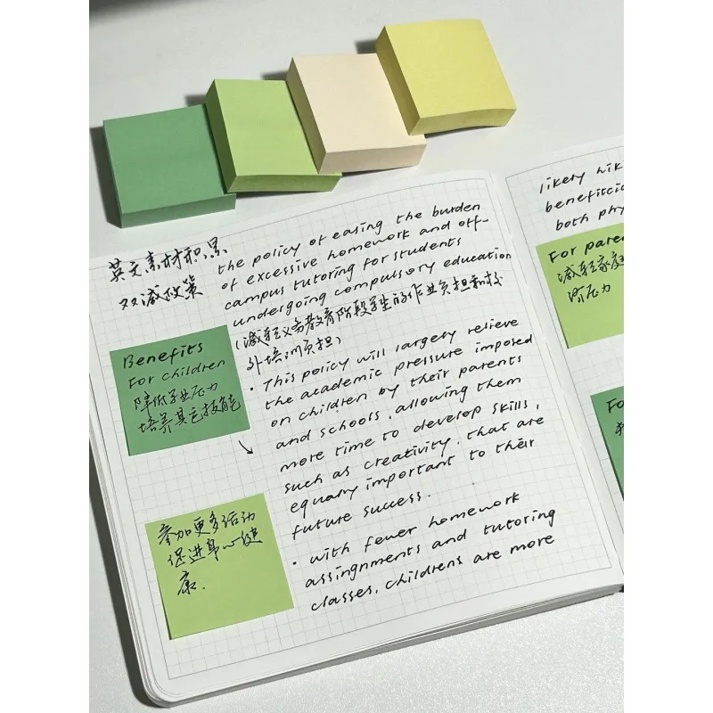 Cute Mini Colorful Sticky Notes  Strong Adhesion Note Pads Planner Sticker  Memo Pad School Office Stationery Supplies