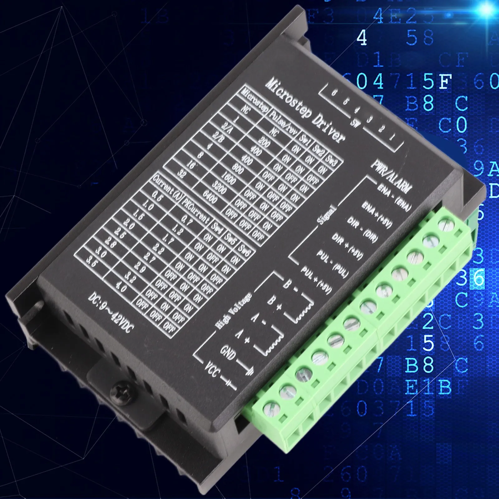 

9‑40V 160W 0.5‑4A Stepper Motor Driver Step Controller Module Board 32 Microstep Motor Driver Stepper Motor Driver
