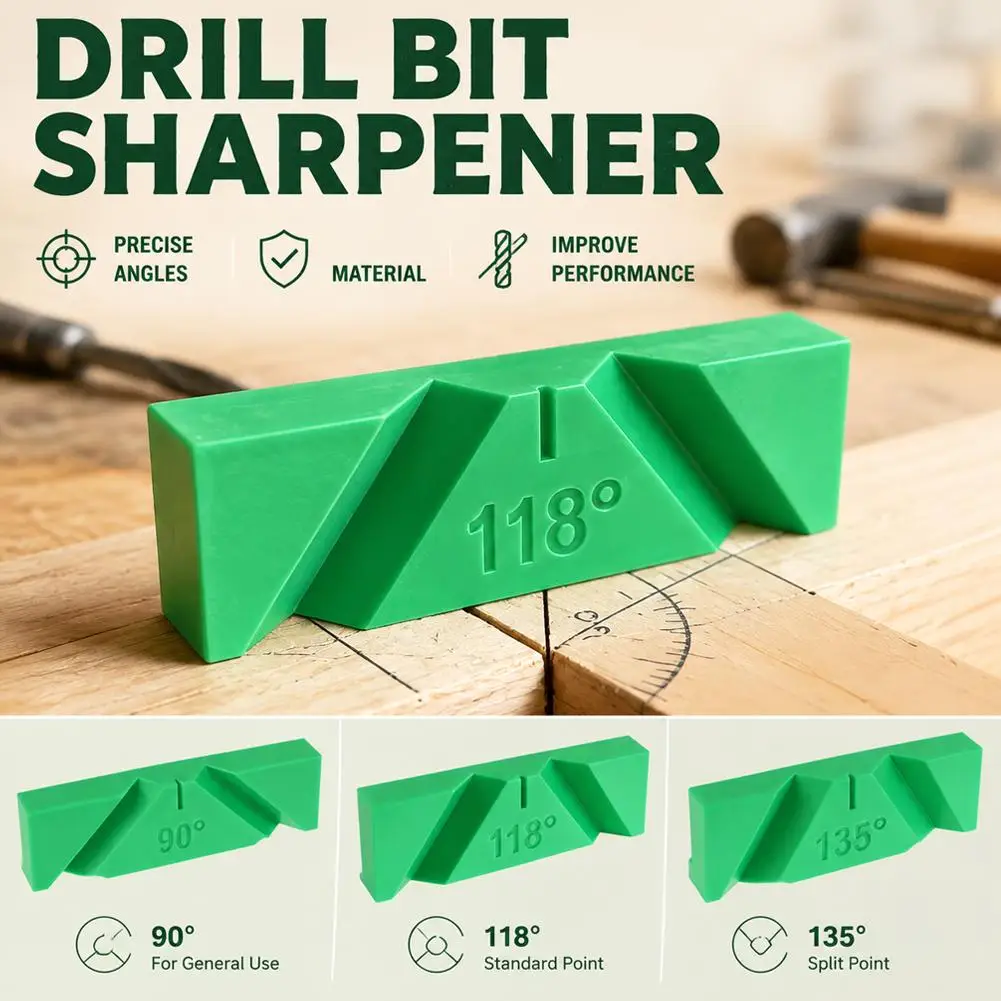 

Drill Bit Sharpener Grinding Tool 3D Printed Desktop Decor Multi-Function Sharpening Device Tools