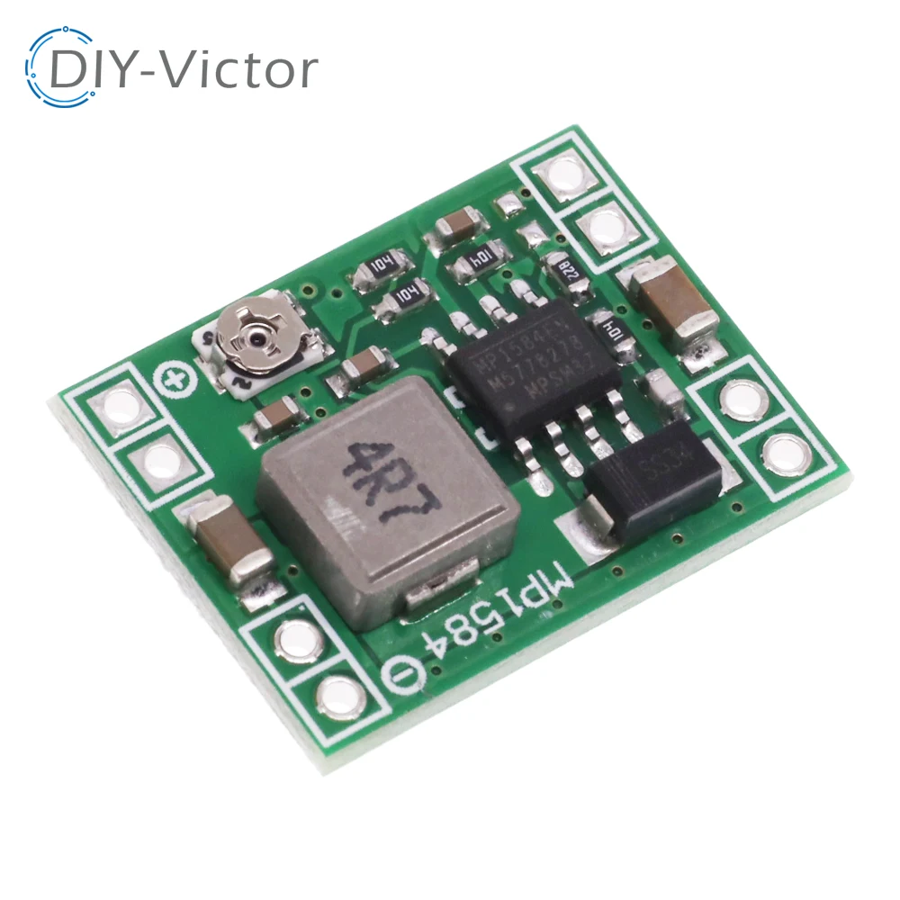 MP1584EN 3A сверхмаленькая фотопроцедура, понижающий модуль питания, Регулируемый понижающий выходной модуль 24 В, 12 В, 9 В, 5 В, 3 в
