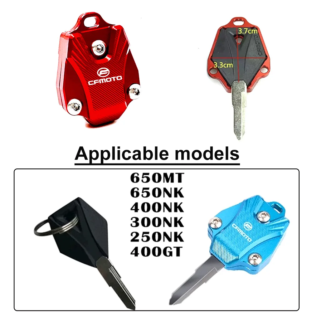 For CFMOTO 450MT MT450 CF 250NK 300NK 400NK 650NK 650MT 400GT 300 NK 450 MT CNC Motorcycle Key Cover Key Protection Case Shell