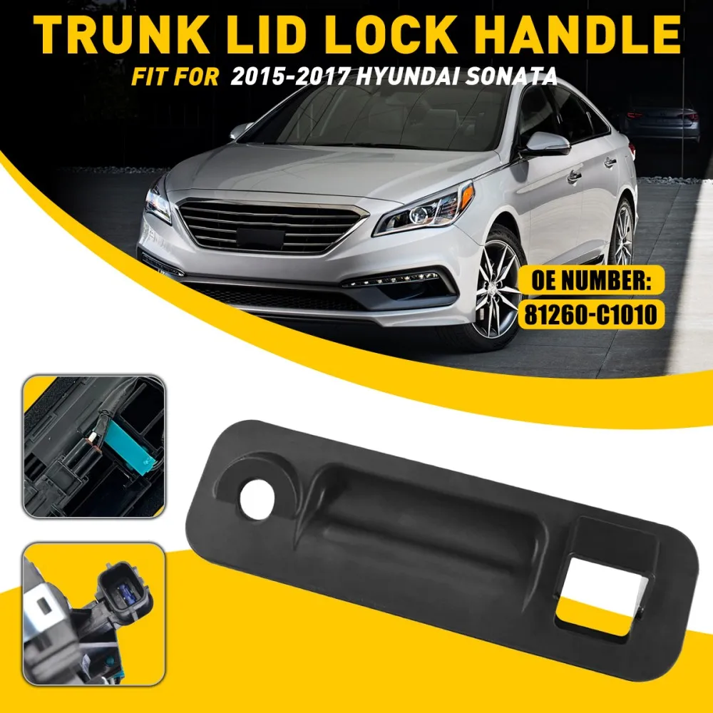 

81260C1010 Tailgate Switch Trunk Lid Lock For Hyundai Sonata 2015 2016 2017 Outside Trunk Lid Lock Handle Switches 81260-C1010