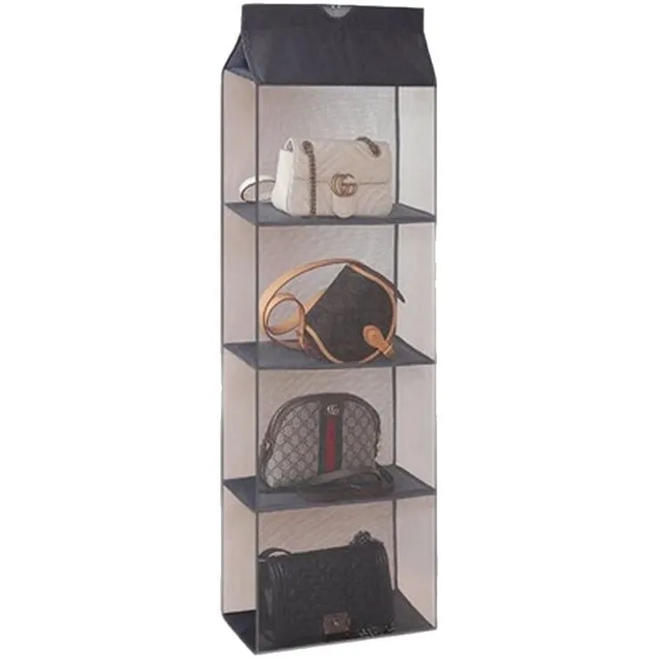 Behind the door bag storage hanging bag layered storage hanging bag visual multifunctional double-sided multi-layer storage bag