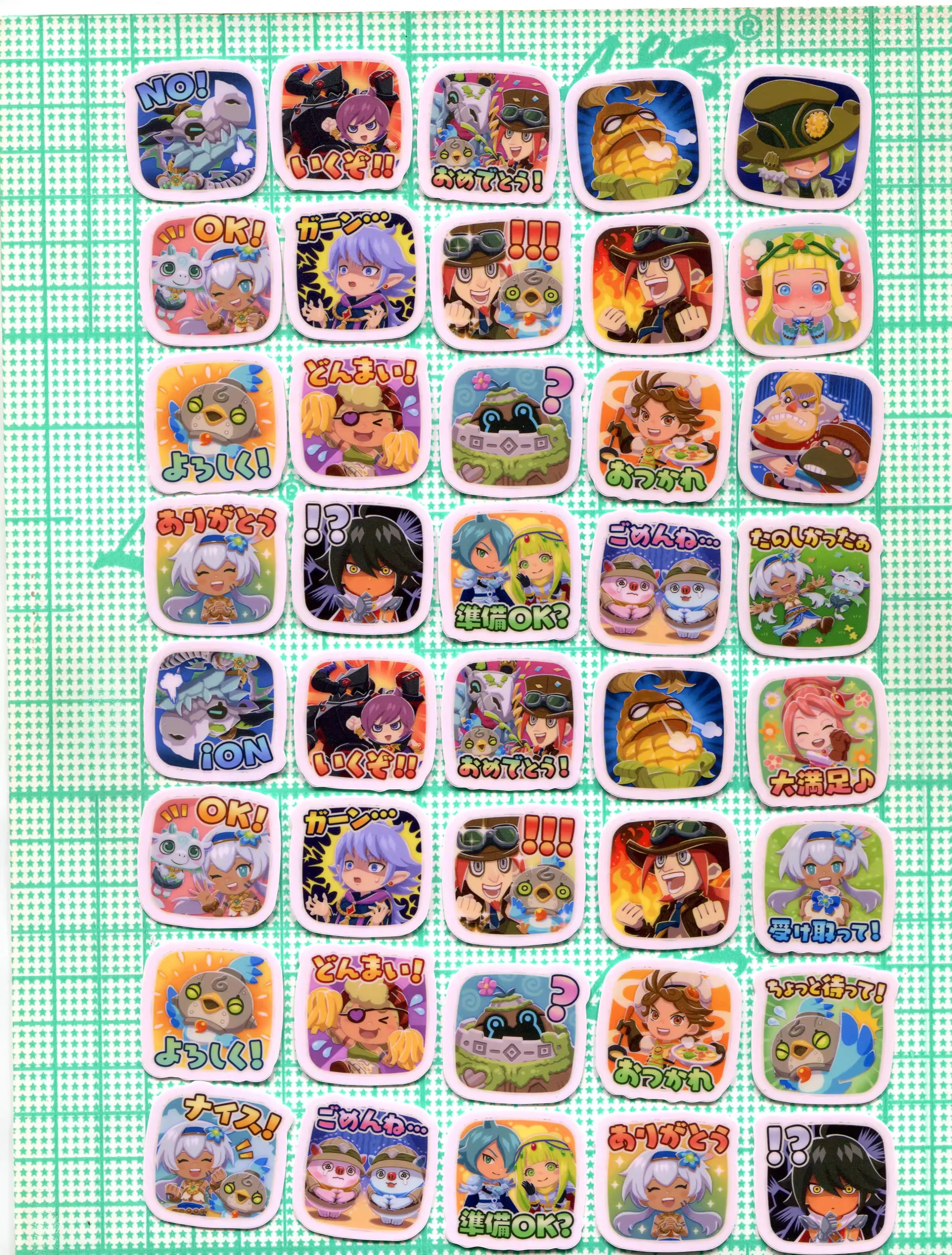 40pcs FANTASY LIFE i: The Girl Who Steals Time 2-3cm waterproof sticker