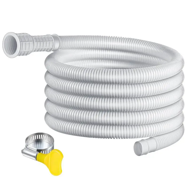 

Air Conditioner Drain Hose White Dehumidifier Drain Hose Air Conditioner Drainage Hose With Cuttable Rubber Adapter And Connect